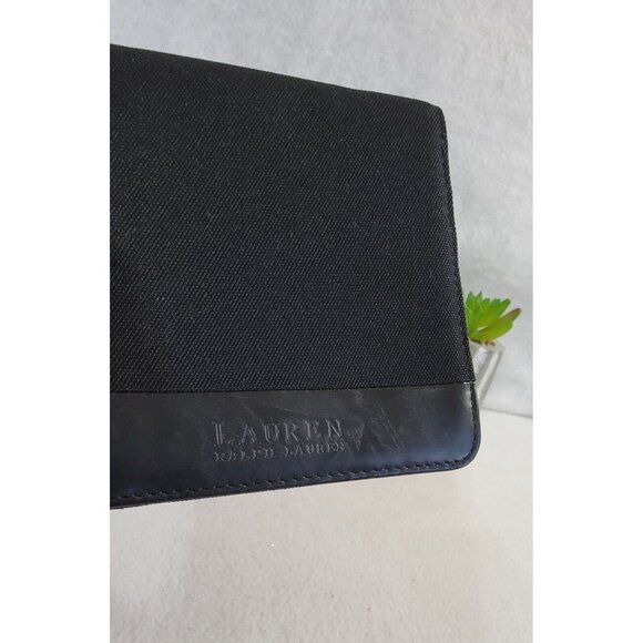 Lot Of‎ 2 Wallets Lauren Ralph Lauren Timberland Black Genuine Leather Billfold - Picture 6 of 11